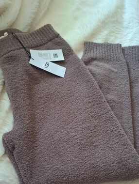 UGG Plush Fleece Lounge Pants in Mauve